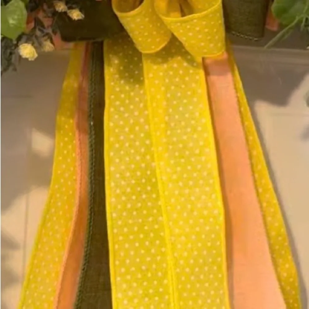 Vibrant Spring Wreath with Yellow and Orange Blooms